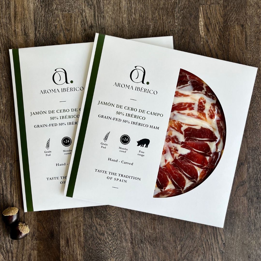 BOX JAMÓN IBÉRICO (200g) - 50% Ibérico Skinke - Aroma Ibérico