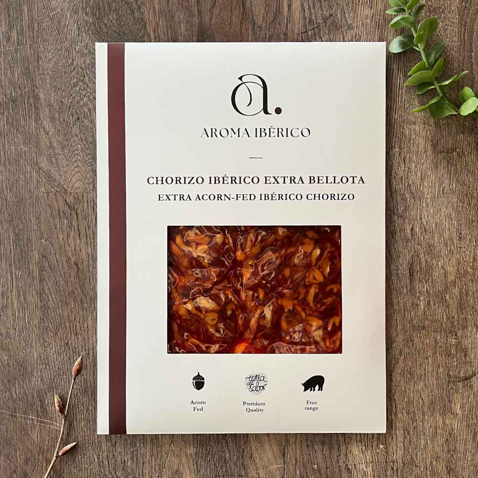 Ekstra Iberico Bellota Chorizo (100g) - Chorizo Extra Ibérico - Aroma Ibérico
