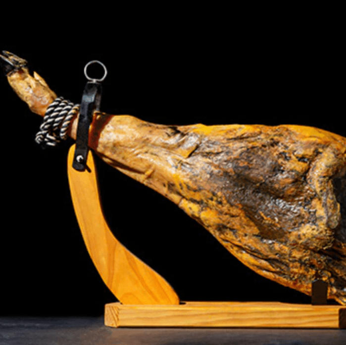 PATA NEGRA Jamón Ibérico Bellota 100% - SORTFODSSKINKE 100% Iberico Bellota Skinke - Aroma Ibérico