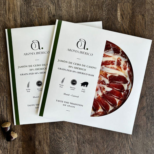 BOX JAMÓN IBÉRICO (200g) - 50% Ibérico Skinke - Aroma Ibérico