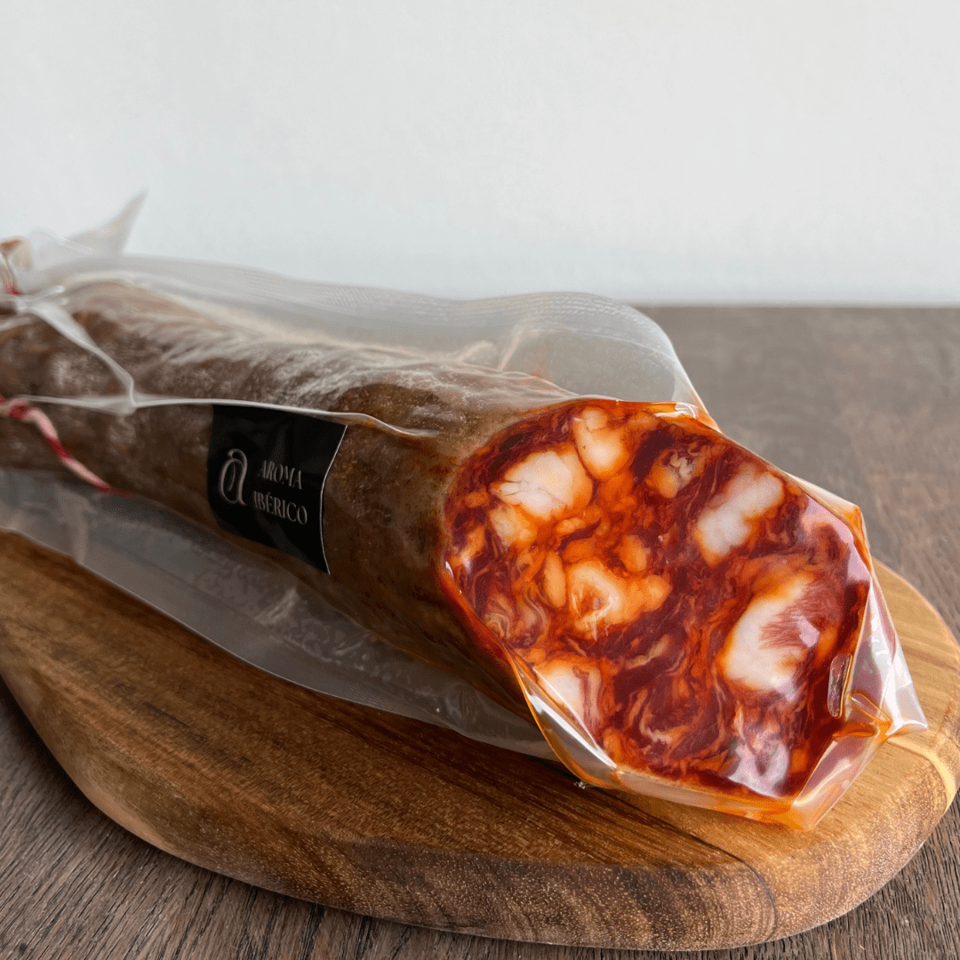 Ekstra Iberisk Bellota Chorizo Pølse - Chorizo Extra Ibérico - Aroma Ibérico