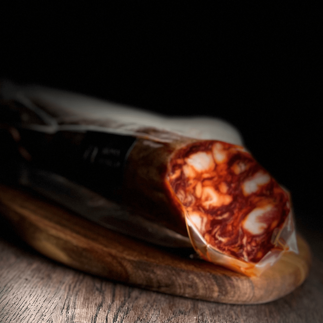 Ekstra Iberisk Bellota Chorizo Pølse - Chorizo Extra Ibérico - Aroma Ibérico