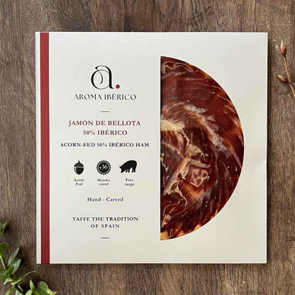 Jamón Ibérico de Bellota 50% (100g) - 50% Iberico Bellota Skinke