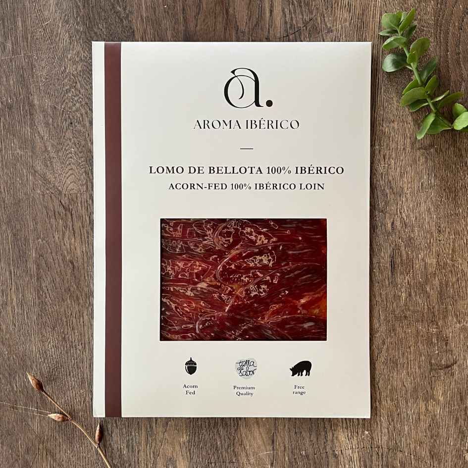 Lomo Ibérico de Bellota 100% (100g) - 100% Iberico Bellota Loin